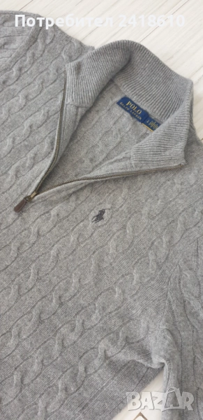 POLO Ralph Lauren Cable Wool / Cashmere Knit Mens Size L НОВО! ОРИГИНАЛ! Mъжки Пуловер, снимка 1