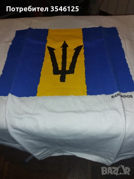 Унисекс тениски-сувенир от Барбадос , снимка 1