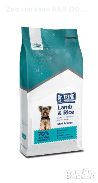 DR. TREND DOG FOOD ADULT SMALL BREED LAMB 7 KG – ХРАНА ЗА КУЧЕ, снимка 1