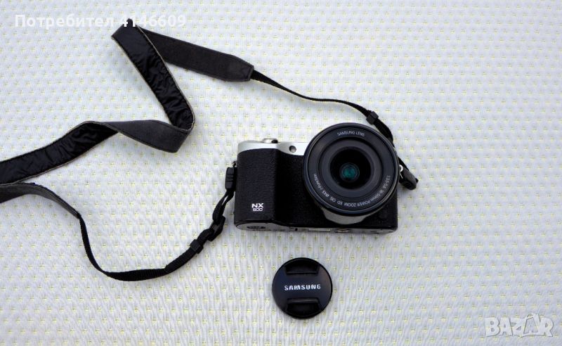 Продавам безогледален фотоапарат Samsung NX500, снимка 1
