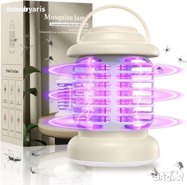 Унищожител на Мухи и Комари с USB Зареждане 1200mAh, снимка 1