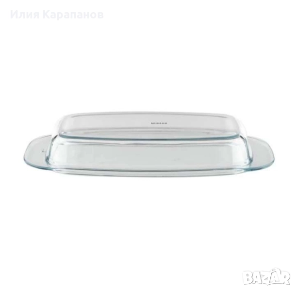 Съд за печене с капак 32x8cm, 4.8L, шоколад,  лят алуминий, снимка 1