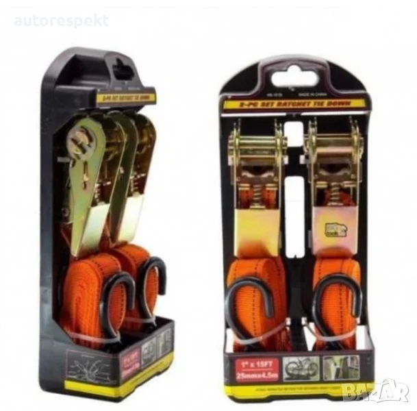 Колан за притягане HS-A5-07 / 700кг 4.5М*25мм - 2бр/к-т, снимка 1