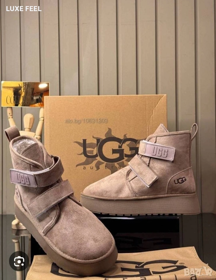 Дамски Велурени Боти ⚜️UGG, снимка 1
