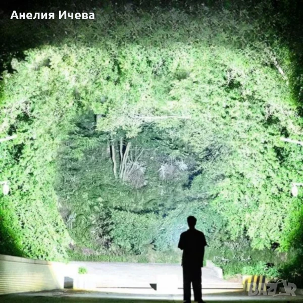 Светлодиоден фенер Smiling Shark YM-G600 с телескопично увеличение , снимка 1