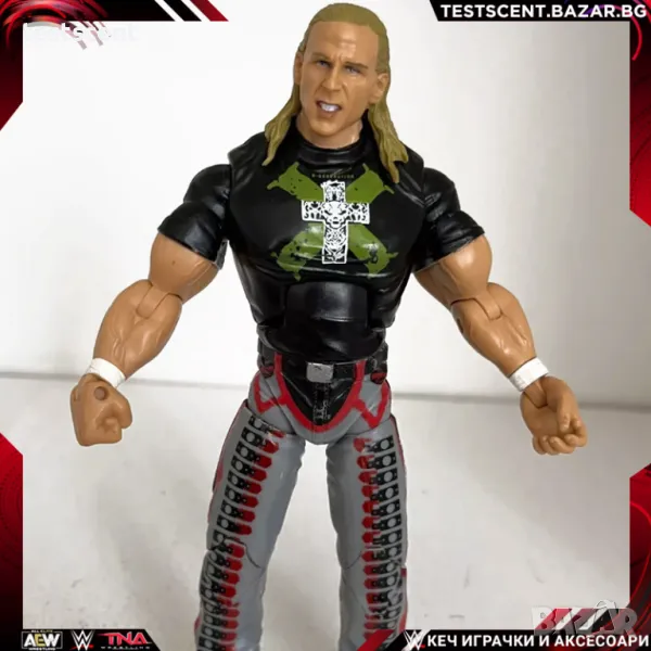 Екшън фигура WWE HBK Shawn Michaels The Heartbreak Kid Deluxe Aggression D-Generation X Шон Майкълс , снимка 1