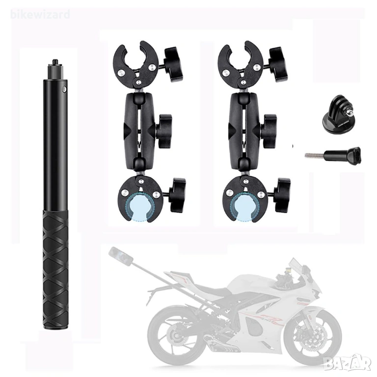 Аксесоар за монтиране на камера за Insta360 X4 с двойна скоба за 360° въртене НОВО, снимка 1