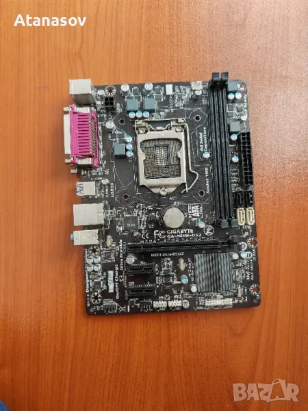 Gigabyte H81m сокет 1150, снимка 1