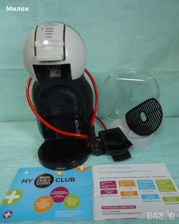 Кафемашина с гаранция 1 година NESCAFÉ® Dolce Gusto Krups Mini me.Gray, снимка 1