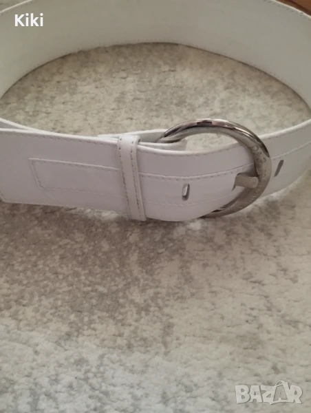 Dolce & Gabbana Бял кожен колан, снимка 1