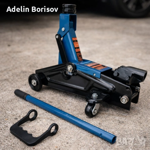 Хидравличен крик крокодил 3 тона - мобилен с колела