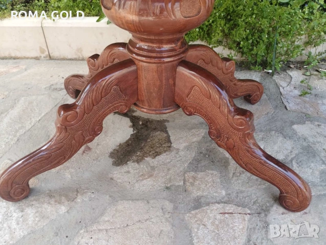 Комплект столове, маса и две кресла, снимка 16 - Маси - 54217562