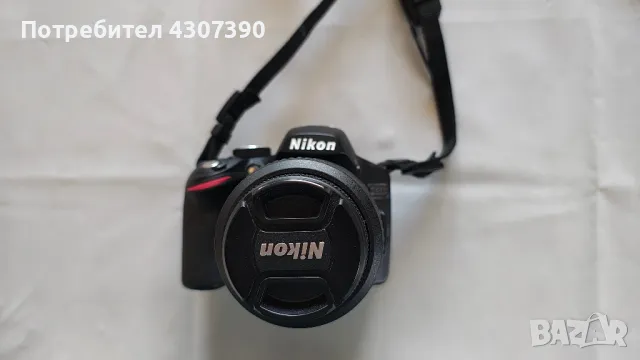 Продавам DSLR фотоапарат Nikon D3200, снимка 2 - Фотоапарати - 48546690