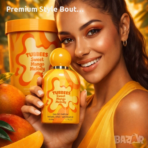 Детски парфюм с тропическо манго и ванилия Tubbees Sweet Mango Melody, 50 мл, снимка 4 - Унисекс парфюми - 54092018