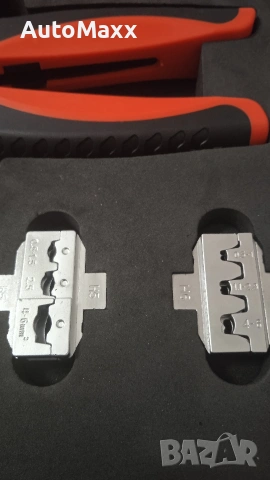 Комплект кримпващи и заголващи клещи, снимка 5 - Клещи - 53902828