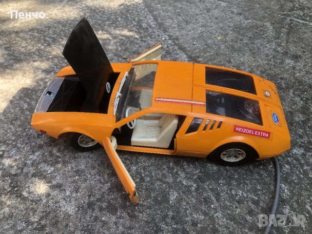 стара количка с дистанционно - "DE TOMASO MANGUSTA" - GDR, снимка 13 - Антикварни и старинни предмети - 45234077