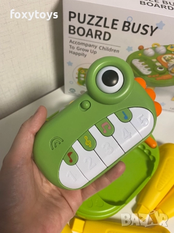 Интерактивна музикална масичка „Динозавър с пиано“, снимка 4 - Образователни игри - 52774397