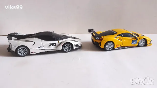 Bburago Ferrari Shell Racing Bluetooth - Мащаб 1:41, снимка 5 - Колекции - 48440761