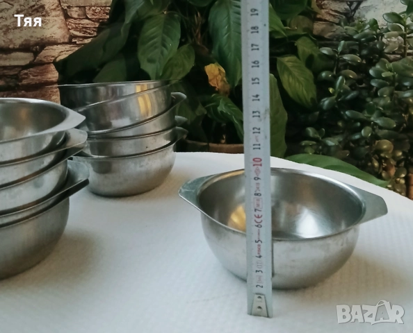 Алпака чинии и купички на Хром , снимка 4 - Чинии - 52681912