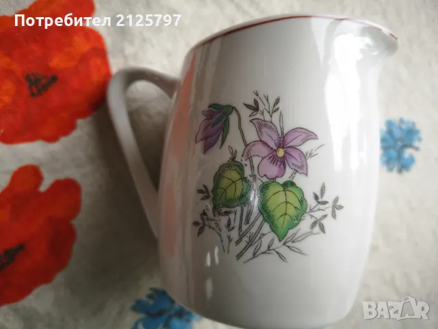 Порцеланова латиера, малка каничка, снимка 2 - Антикварни и старинни предмети - 49798223