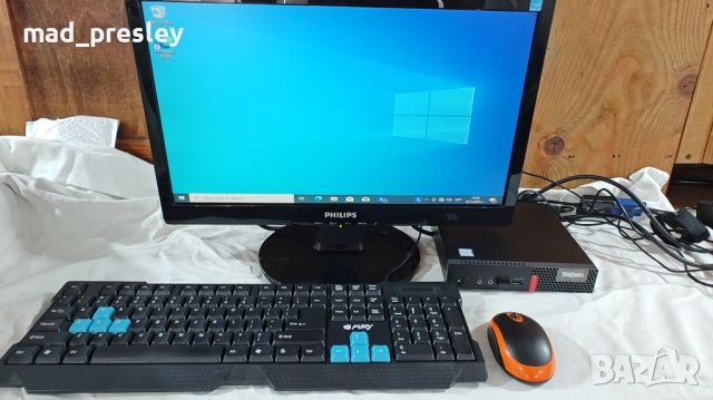 Компютър Lenovo M910q, снимка 5 - Работни компютри - 45862791