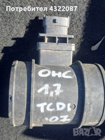 Дебитомер Bosch 0 281 002 618 Opel 1.7 CDTI 