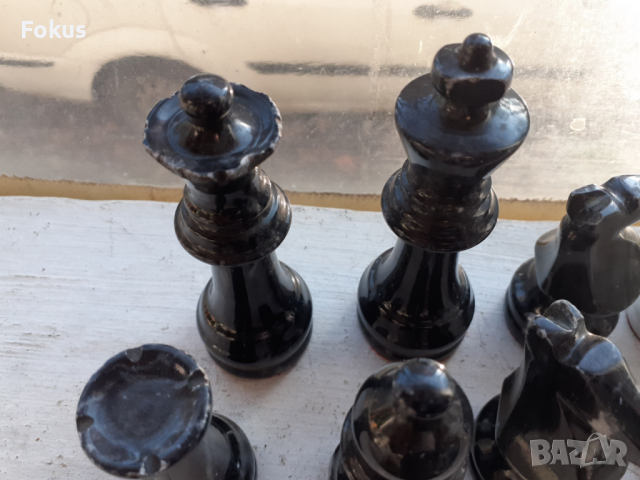 Мраморни фигури за шах, снимка 6 - Антикварни и старинни предмети - 44994299