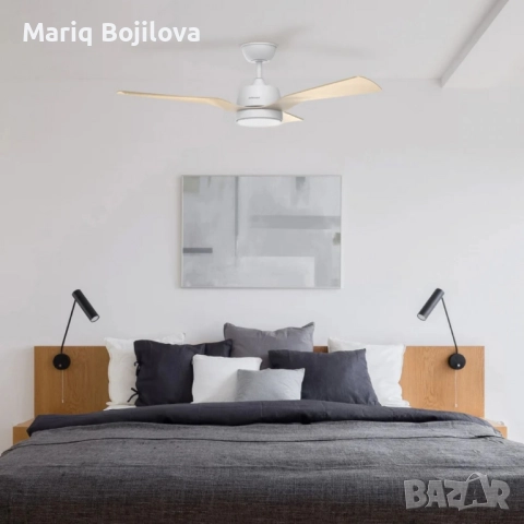 Таванен вентилатор Brizy Bright Outdoor с дистанционно управление,LED осветление, снимка 6 - Вентилатори - 51458069