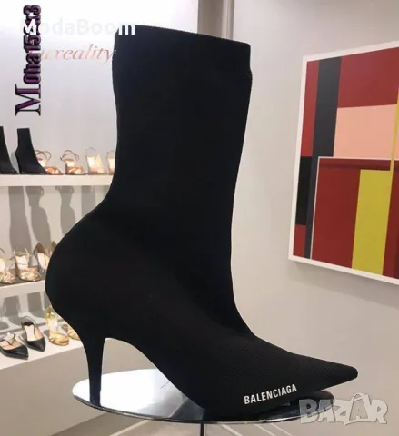 Balenciaga дамски боти на ток , снимка 1 - Дамски боти - 48122609