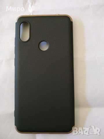 Черно-златен 360 градусов защитен калъф за GSM Xiaomi Note 6 Pro, снимка 3 - Калъфи, кейсове - 46471773