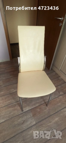 Продавам кожени столове, снимка 3 - Столове - 53437509