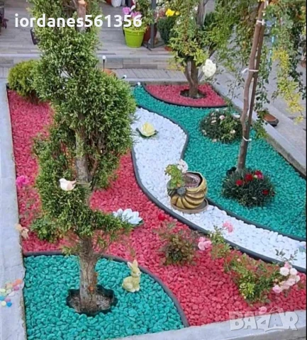 Бял Чакъл от Бял Камък за украса и Декорация на градинки дворни площи, снимка 9 - Градински мебели, декорация  - 50778044