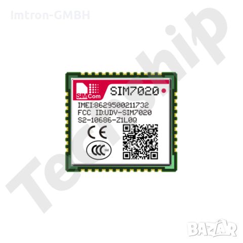 SIMCom SIM7020E NB-IoT SMT module, снимка 1 - Друга електроника - 45093608