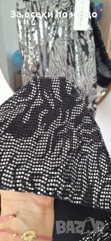 Дамски Панталон Свободен Силует С Пайети Код BS-129, снимка 2 - Панталони - 52770333