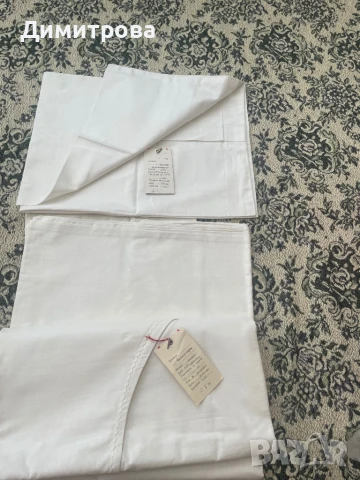 Единичен комплект чаршафи - 2 части - плик и калъфка