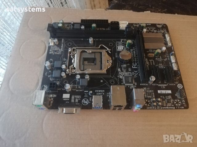 Дънна платка Gigabyte GA-H81M-S1 Socket LGA1150, снимка 2 - Дънни платки - 46202064