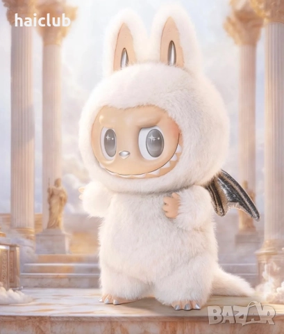 Лабубу голямо -Зимомо,Енджъл/labubu big Zimomo ,Angel, снимка 17 - Кукли - 52517367