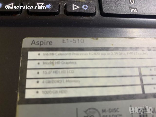 Лаптоп Acer Aspire E1-510, снимка 2 - Лаптопи за дома - 45452830