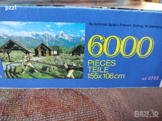 Пъзел "Bergen” Schmidt 1982г. 6000 части, снимка 3 - Пъзели - 53695863