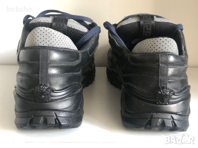 Versace Greek Key black vibram sneakers {800$ }, снимка 3 - Ежедневни обувки - 46116184