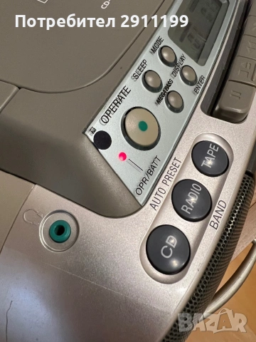 Радио касетофон с МР3 и CD Sony, снимка 7 - Радиокасетофони, транзистори - 54294293