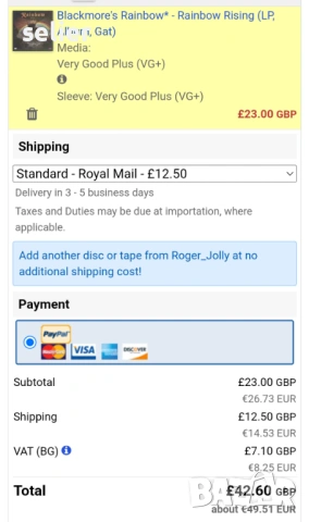 Blackmore's Rainbow ‎– Rainbow Rising Издание 🇬🇧 UK 1976г -GATEFOLD Състояние на винила:VG+ Състоя, снимка 7 - Грамофонни плочи - 53083721