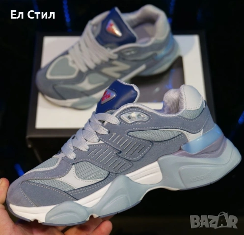 📌New Balance 9060 сиво и тъмносиньо 37 38 39 номер Цена 63 евро Еконт, снимка 3 - Маратонки - 53625477