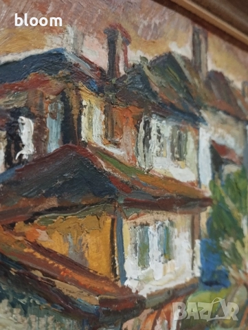 Картина "Село" , снимка 5 - Картини - 52195171