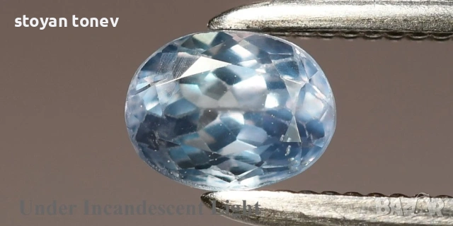 Завладяващ 0.36-каратов натурален александрит с VS чистота и GIA сертификат! Нов!, снимка 3 - Други - 53654266