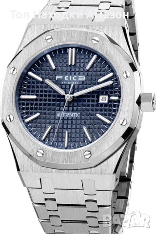 Автоматичен мъжки часовник FEICE FM019 (Royal Oak Design) – Пълен комплект