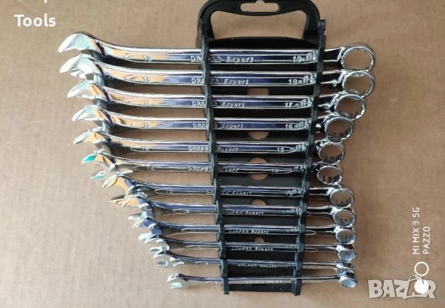 DRAPER EXPERT 12броя Гаечни звездогаечни ключове 8mm-19mm комплект, снимка 2 - Ключове - 52884323