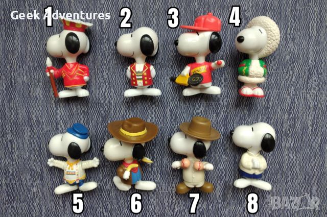 Макдоналдс Играчки Снупи McDonalds Meal Toys Snoopy 90's Ретро Vintage, снимка 2 - Колекции - 46697124