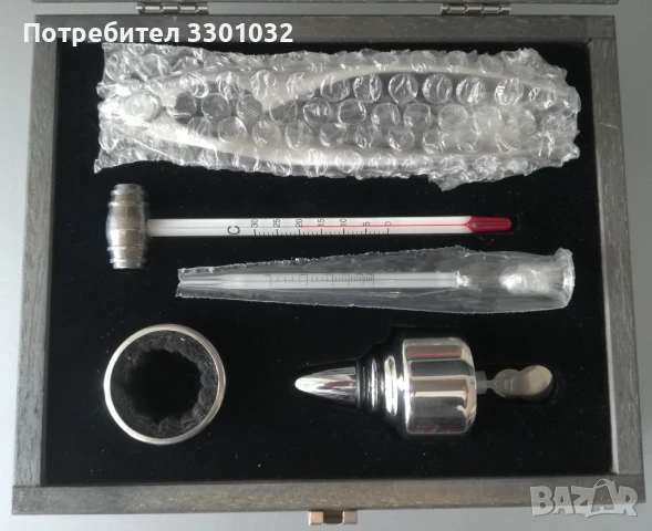 Аксесоари за вино PULLTEX,6 части в кутия с 2 нива, снимка 5 - Други - 50529145
