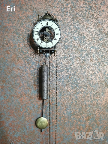 Античен стенен часовник TEMPUS FUGIT, снимка 8 - Стенни часовници - 53143107